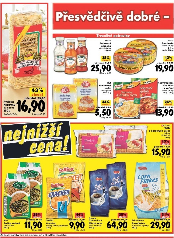 leták Kaufland strana 1 leták Kaufland strana 1