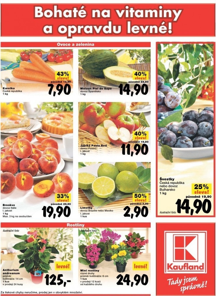 leták Kaufland strana 1 leták Kaufland strana 1