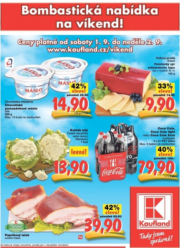 leták Kaufland strana 1 leták Kaufland strana 1