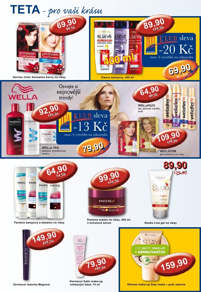 leták TETA drogerie strana 1 leták TETA drogerie strana 1