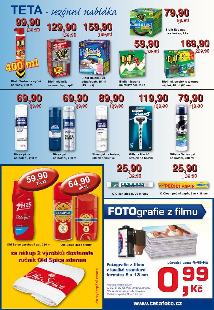 leták TETA drogerie strana 1 leták TETA drogerie strana 1