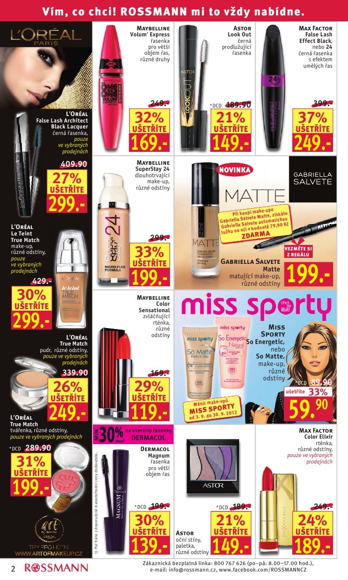 leták Rossmann strana 1 leták Rossmann strana 1
