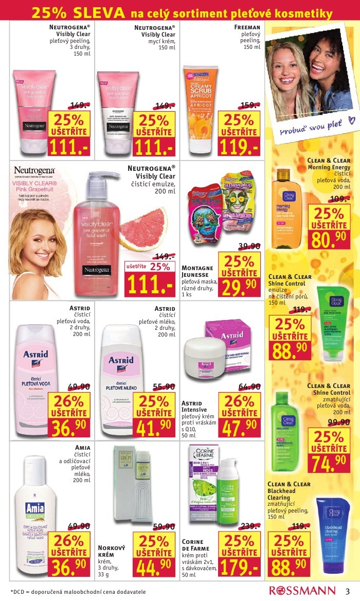leták Rossmann strana 1 leták Rossmann strana 1
