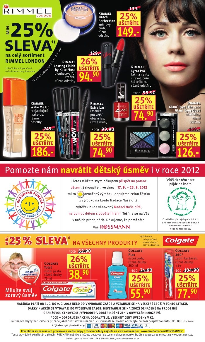 leták Rossmann strana 1 leták Rossmann strana 1