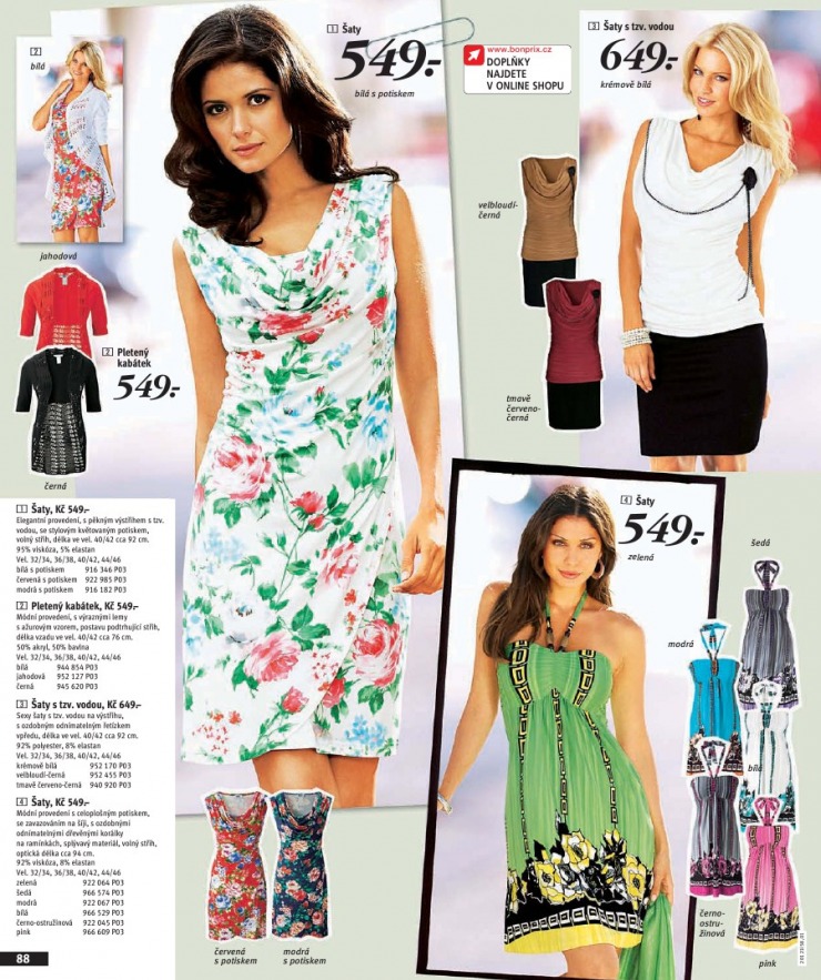 leták Bonprix strana 1 leták Bonprix strana 1