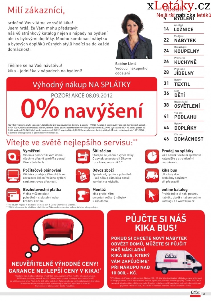 leták Kika nábytek akční leták strana 1 leták Kika nábytek akční leták strana 1