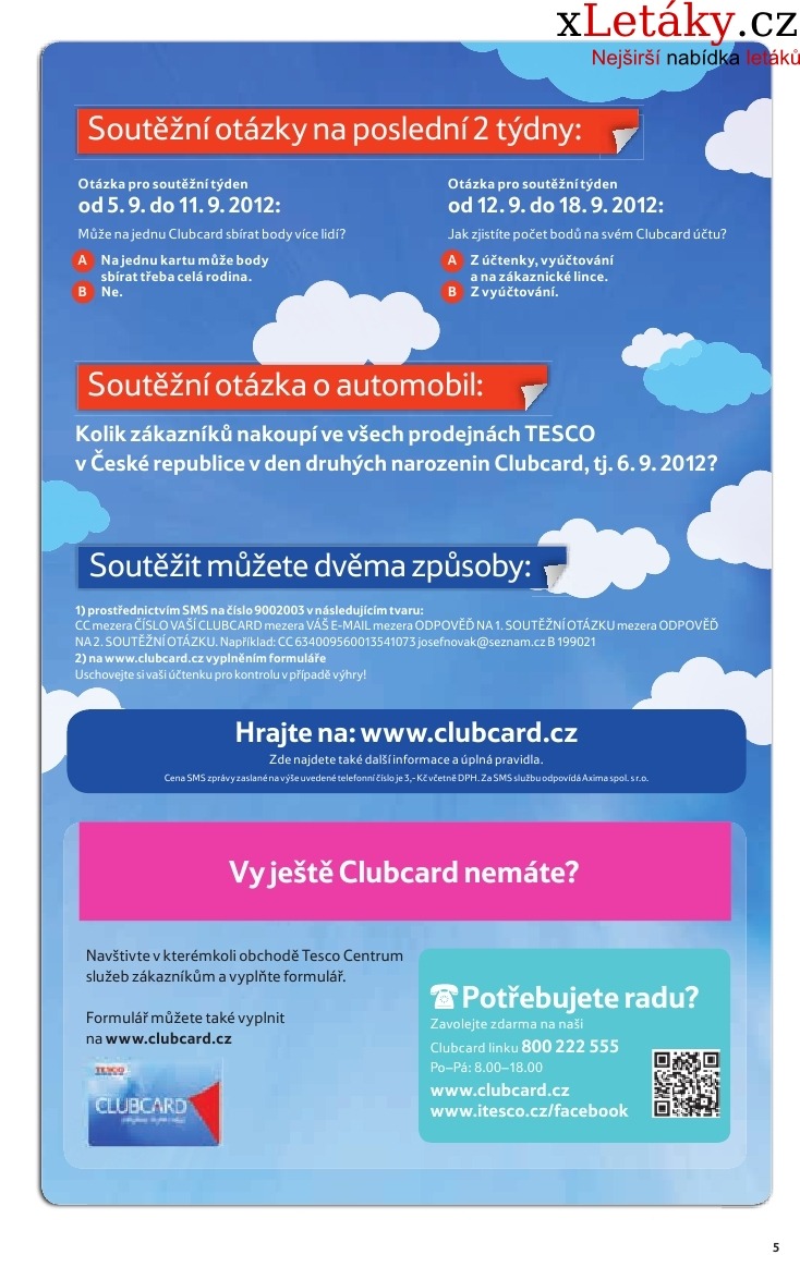 leták Tesco - malý hypermarket leták strana 1 leták Tesco - malý hypermarket leták strana 1