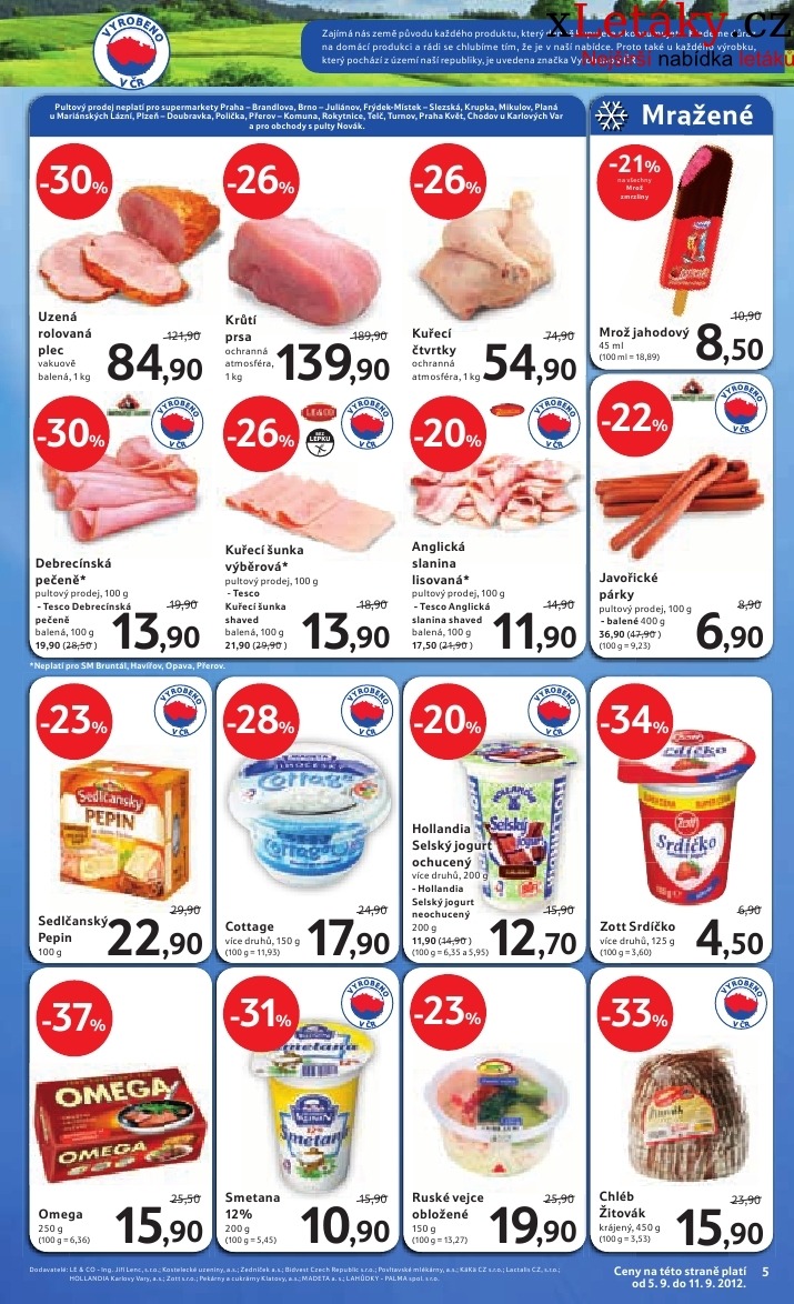 let�k Tesco - supermarket ak�n� let�k strana 1