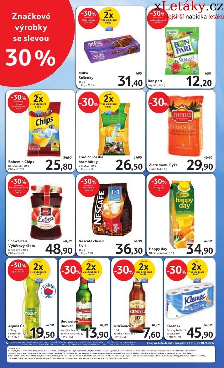 leták Tesco - supermarket akční leták strana 1 leták Tesco - supermarket akční leták strana 1
