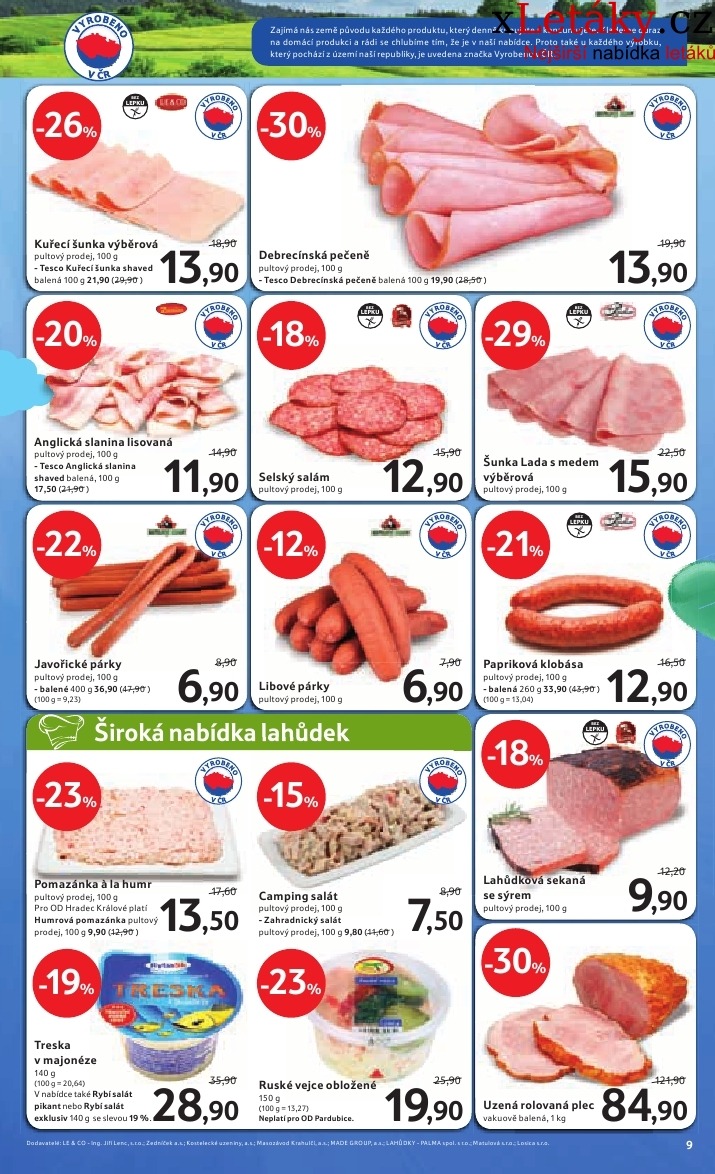 let�k Tesco - velk� hypermarket aktu�ln� let�k strana 1