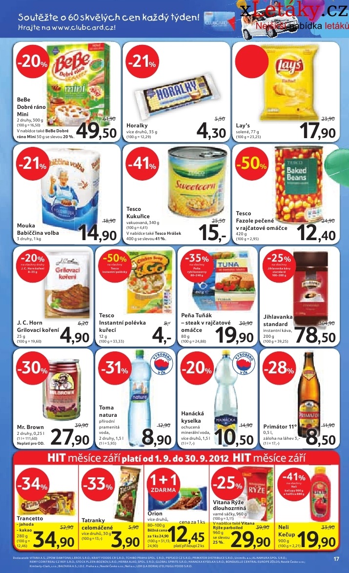 let�k Tesco - velk� hypermarket aktu�ln� let�k strana 1