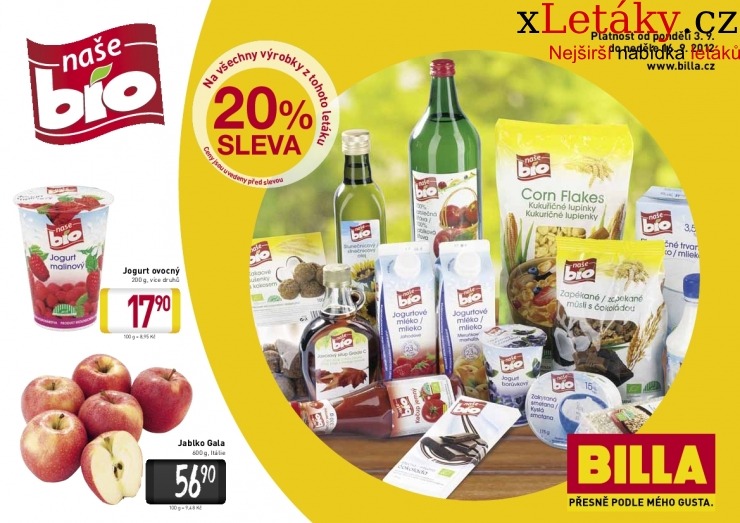 letk Billa - BIO letk strana 1