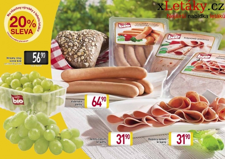 leták Billa - BIO leták strana 1 leták Billa - BIO leták strana 1