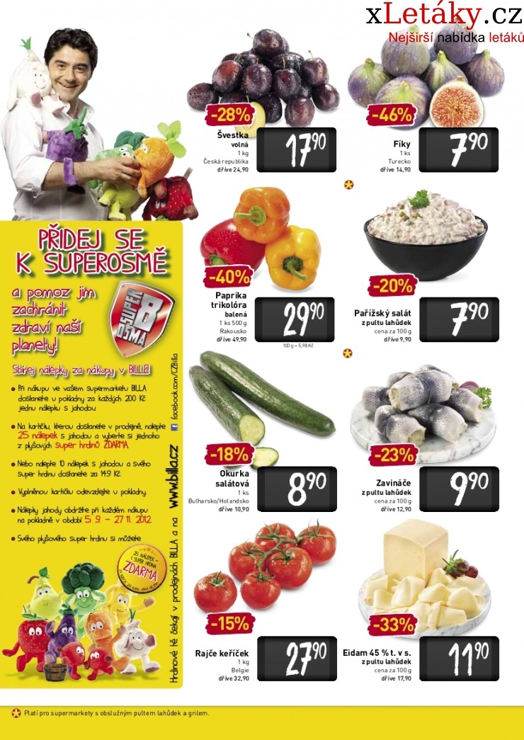leták Billa - velký supermarket akční leták strana 1 leták Billa - velký supermarket akční leták strana 1
