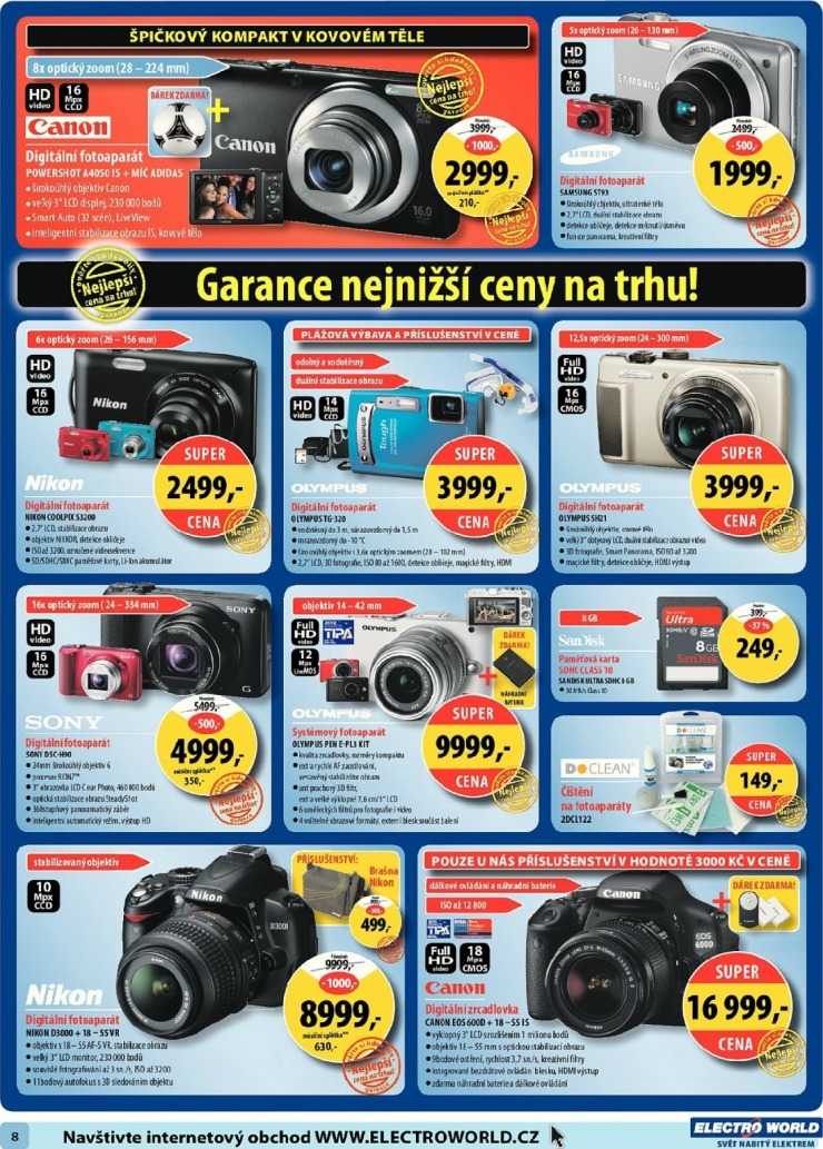 leták Electro World strana 1 leták Electro World strana 1