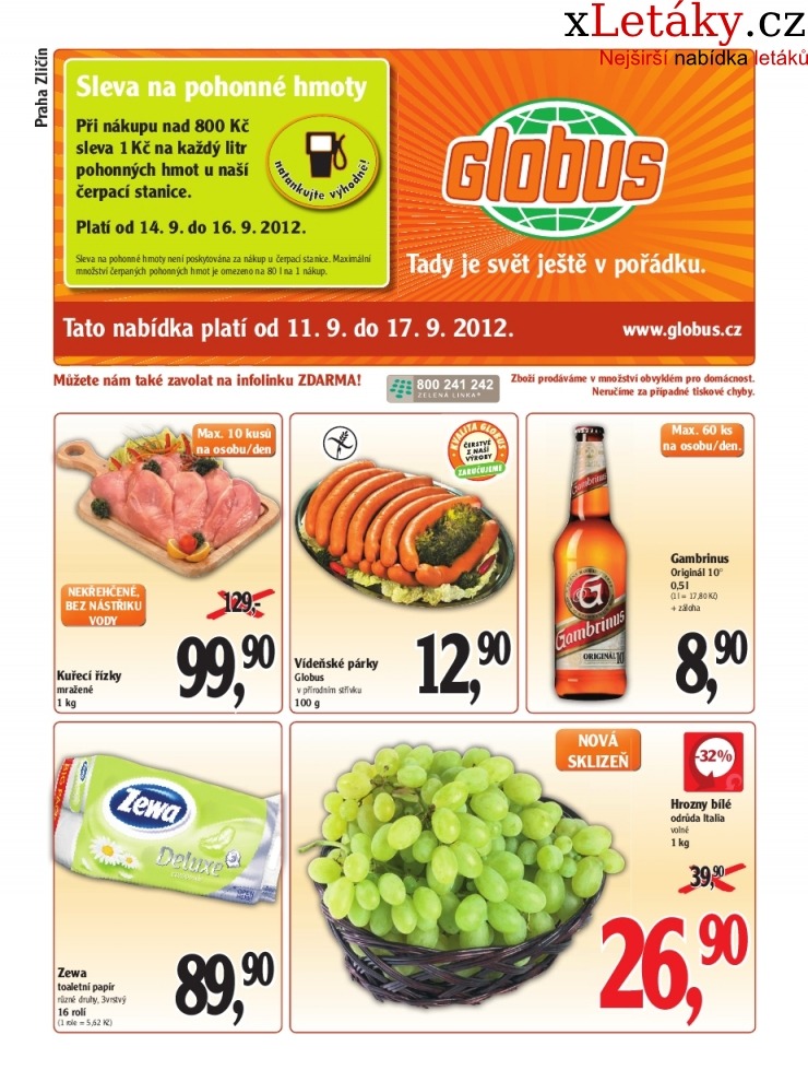 leták Globus leták strana 1 leták Globus leták strana 1