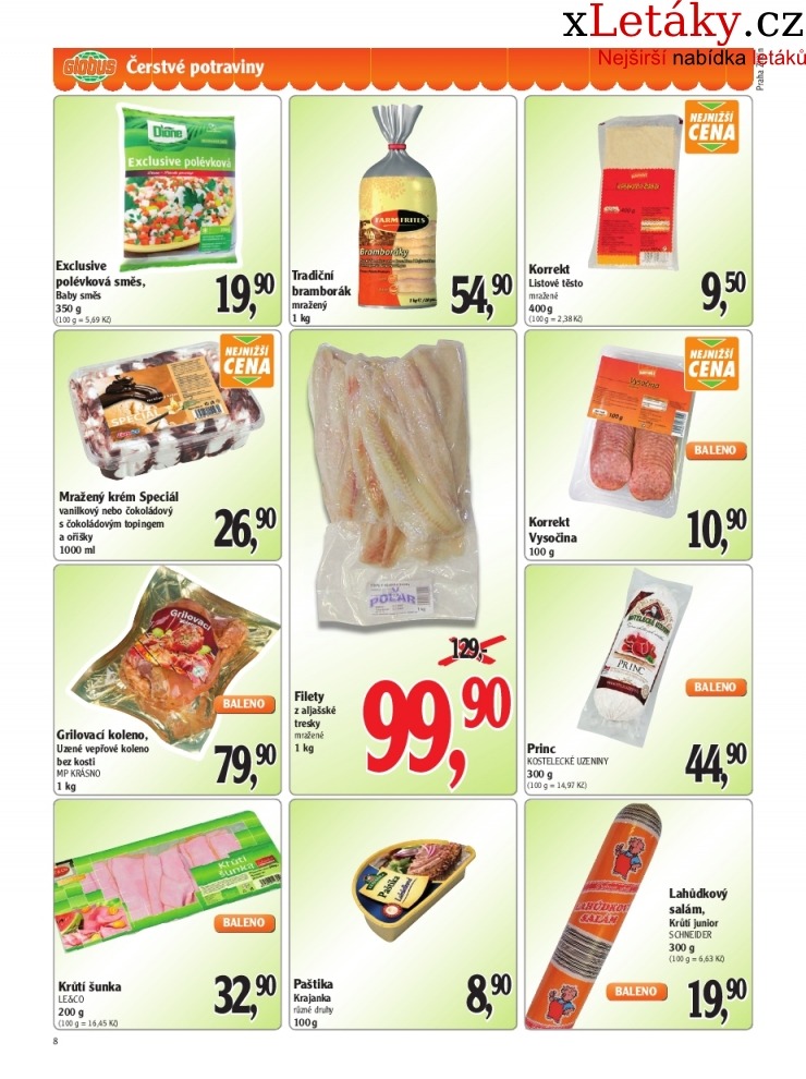 leták Globus leták strana 1 leták Globus leták strana 1