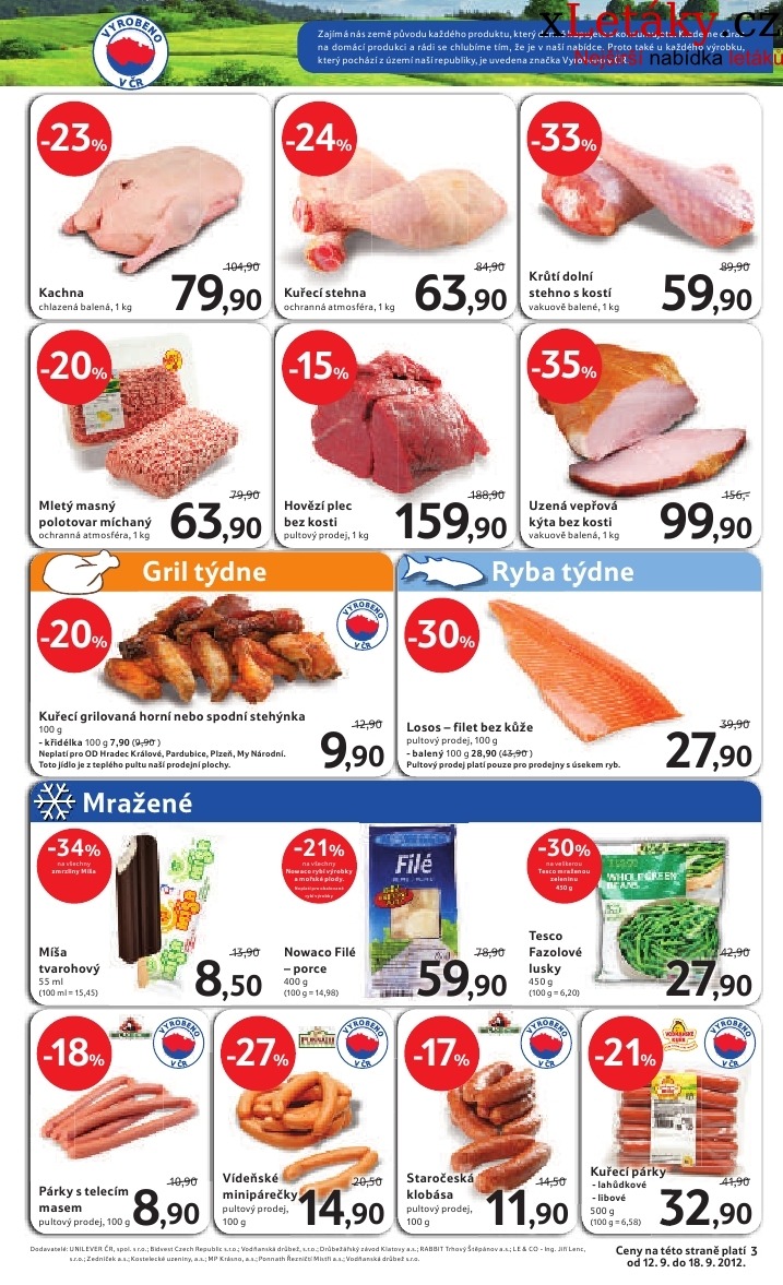 leták Tesco - velký hypermarket aktuální leták strana 1 leták Tesco - velký hypermarket aktuální leták strana 1