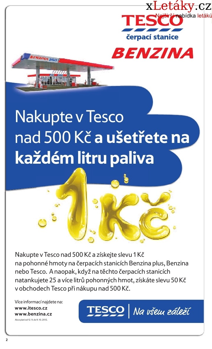 leták Tesco - malý hypermarket leták strana 1 leták Tesco - malý hypermarket leták strana 1