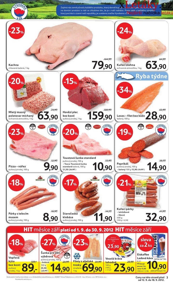 leták Tesco - malý hypermarket leták strana 1 leták Tesco - malý hypermarket leták strana 1