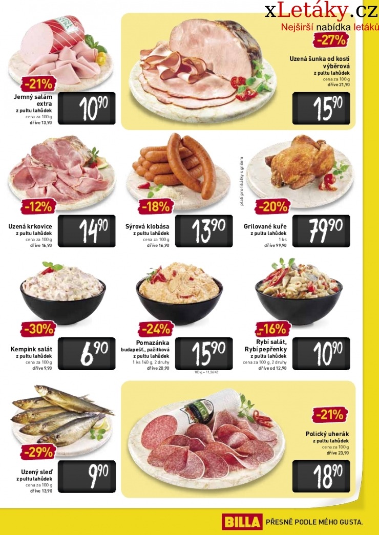 leták Billa - velký supermarket aktuální leták strana 1 leták Billa - velký supermarket aktuální leták strana 1
