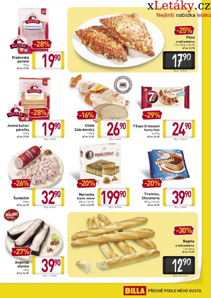 let�k Billa - velk� supermarket aktu�ln� let�k strana 1