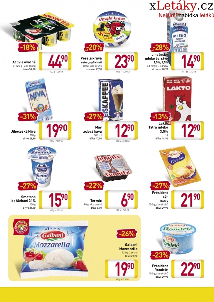 let�k Billa - velk� supermarket aktu�ln� let�k strana 1