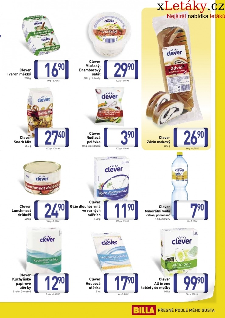 let�k Billa - velk� supermarket aktu�ln� let�k strana 1