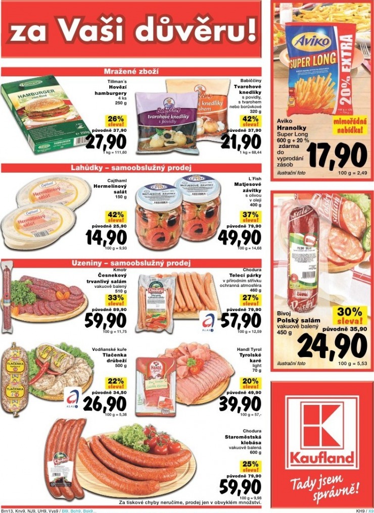 leták Kaufland strana 1 leták Kaufland strana 1
