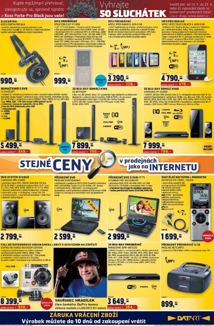 leták Datart strana 1 leták Datart strana 1