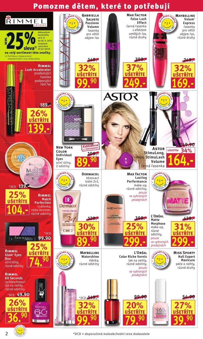 leták Rossmann strana 1 leták Rossmann strana 1