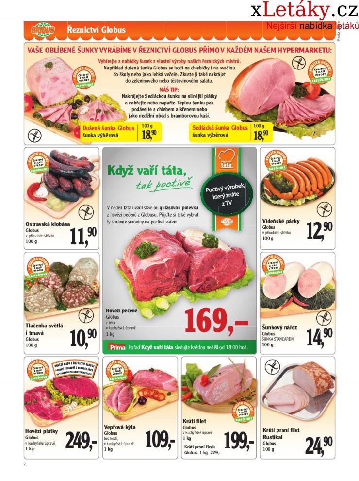 leták Globus leták strana 1 leták Globus leták strana 1