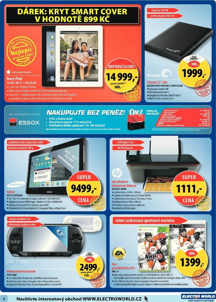leták Electro World strana 1 leták Electro World strana 1