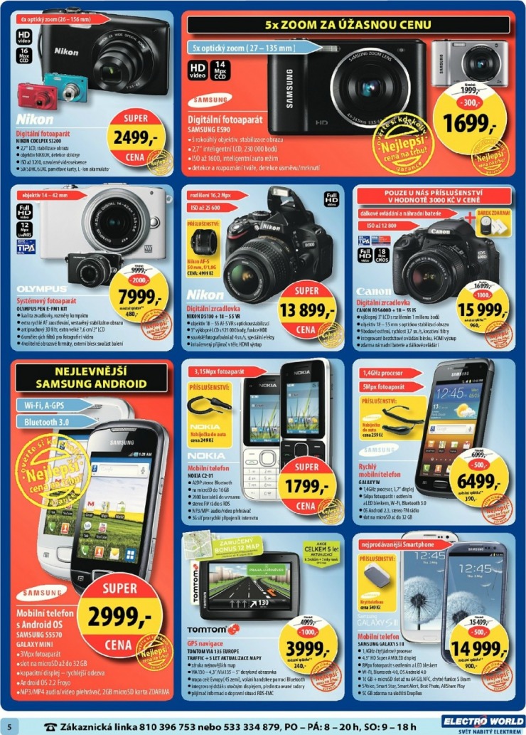 leták Electro World strana 1 leták Electro World strana 1