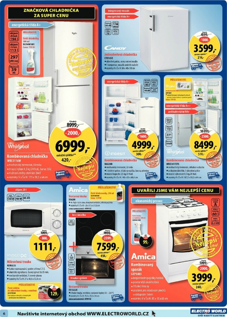 leták Electro World strana 1 leták Electro World strana 1