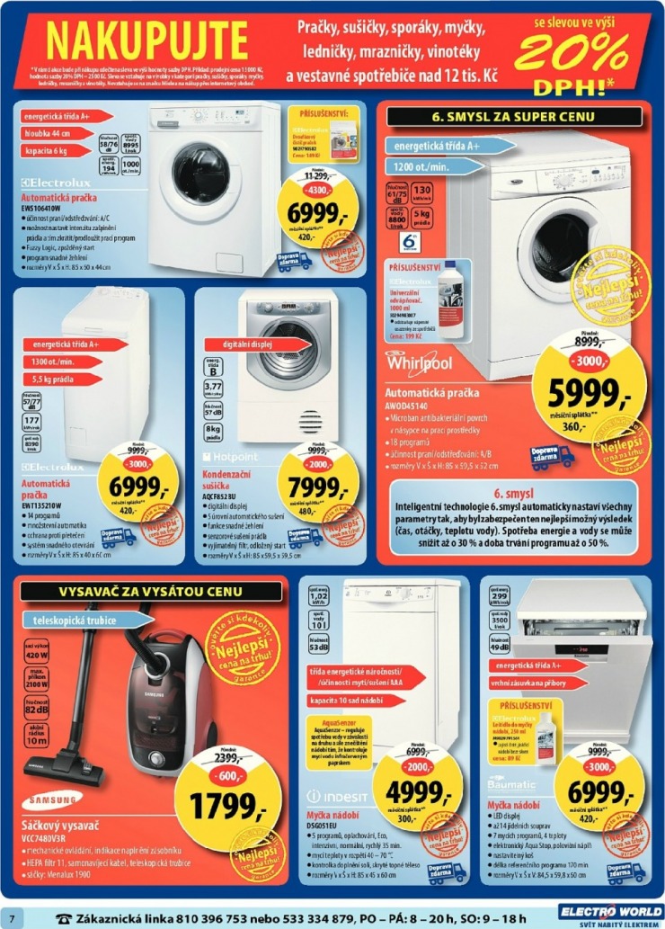 leták Electro World strana 1 leták Electro World strana 1
