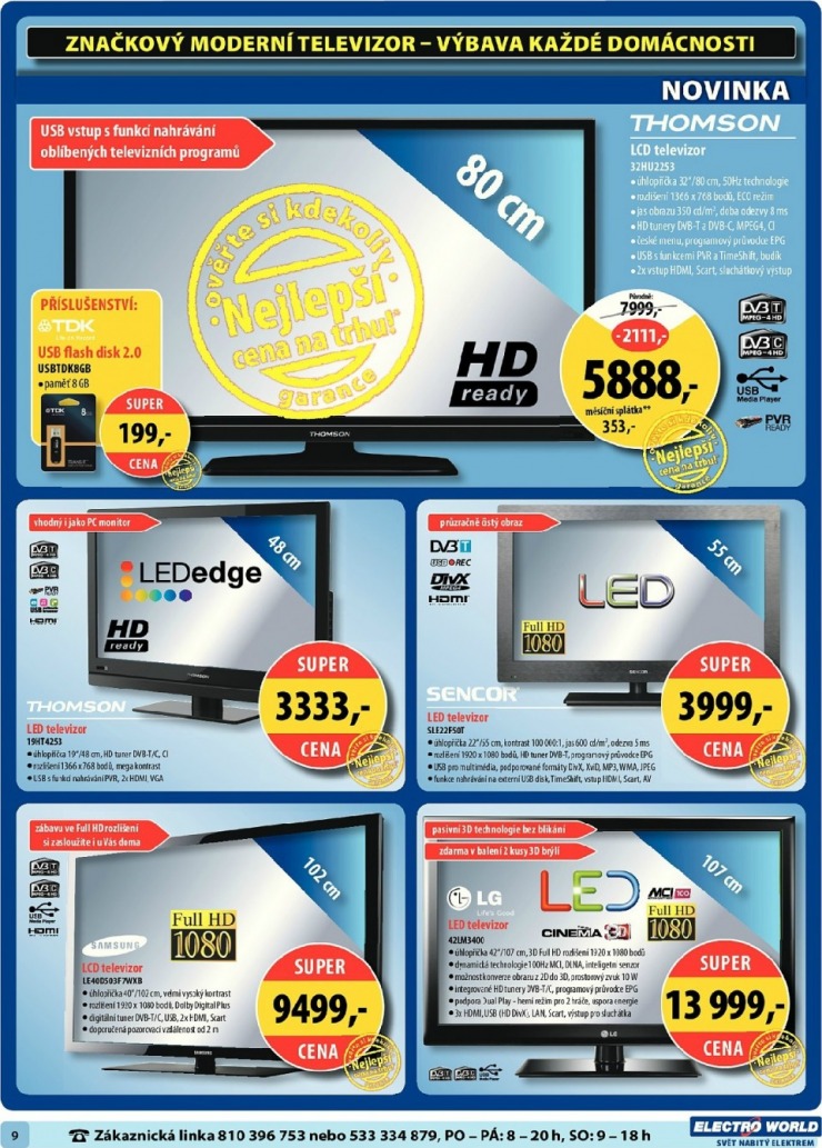 leták Electro World strana 1 leták Electro World strana 1