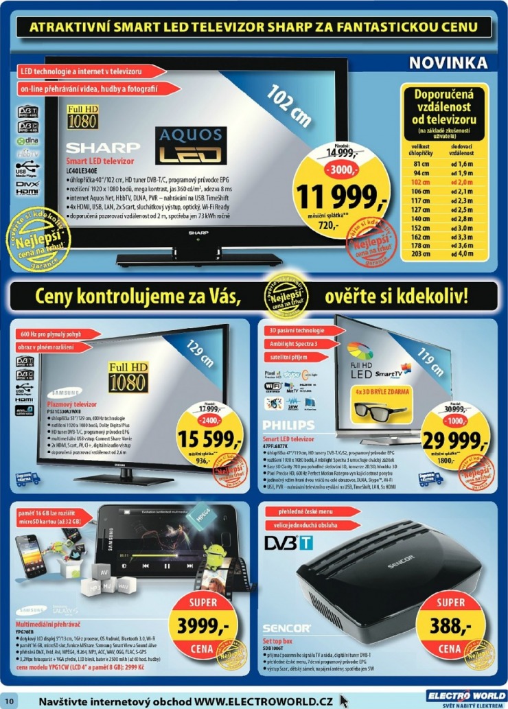 leták Electro World strana 1 leták Electro World strana 1