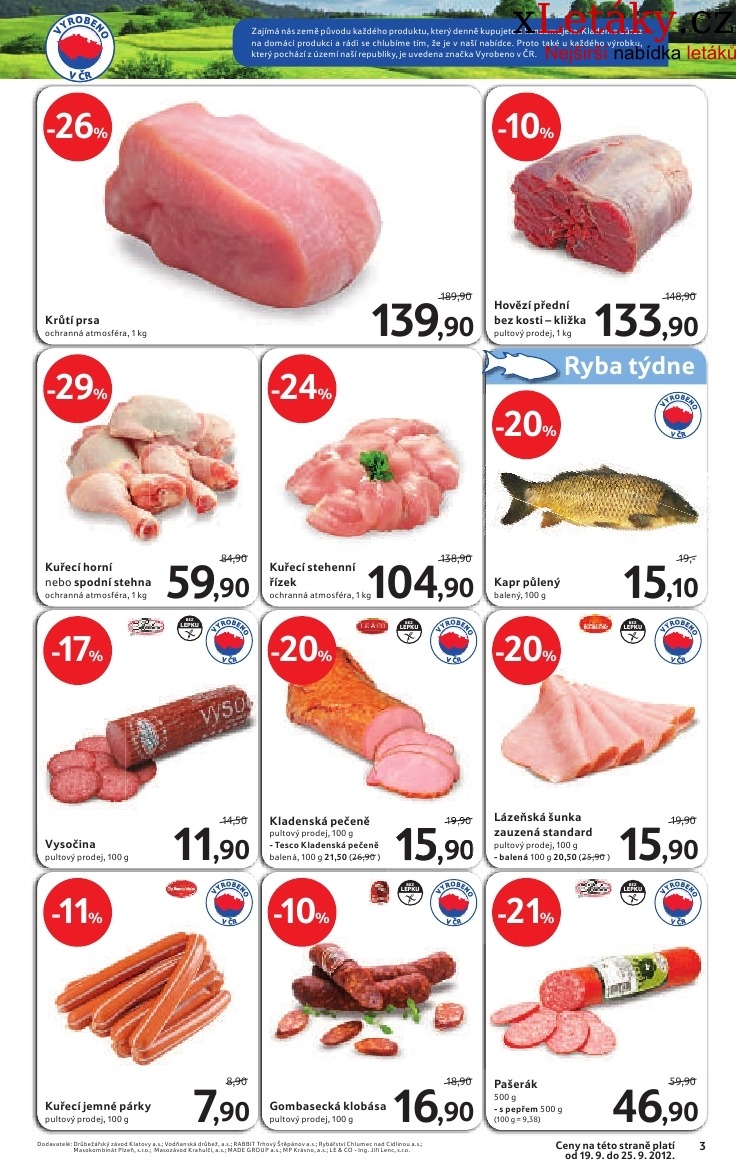 leták Tesco - malý hypermarket aktuální leták strana 1 leták Tesco - malý hypermarket aktuální leták strana 1