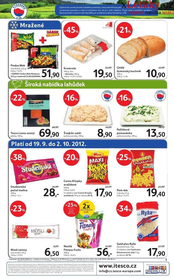 leták Tesco - malý hypermarket aktuální leták strana 1 leták Tesco - malý hypermarket aktuální leták strana 1