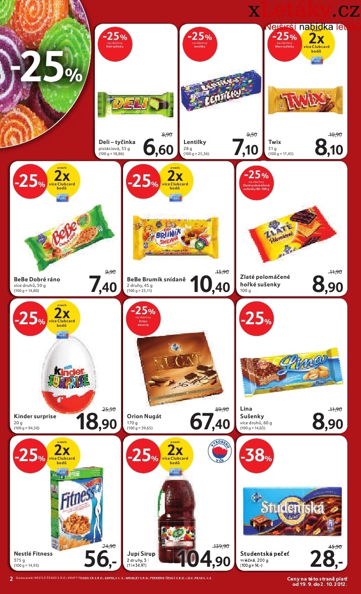 leták Tesco - supermarket akční leták strana 1 leták Tesco - supermarket akční leták strana 1