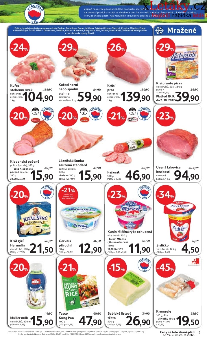 leták Tesco - supermarket akční leták strana 1 leták Tesco - supermarket akční leták strana 1