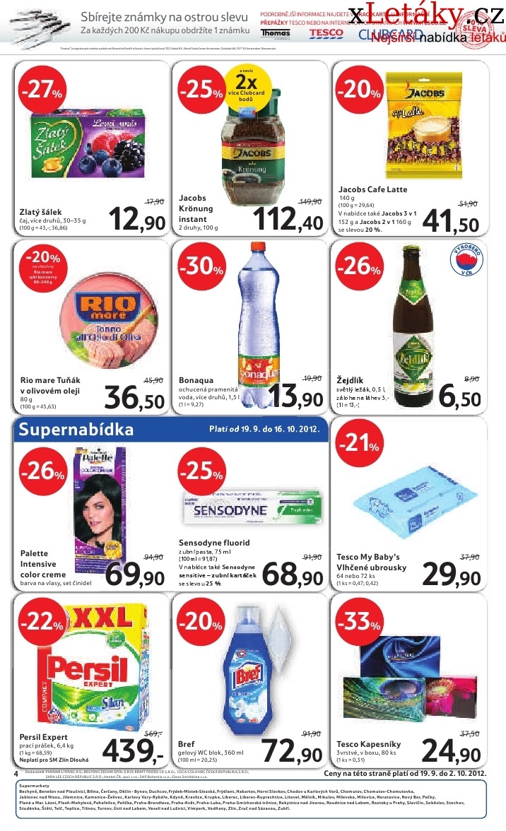 leták Tesco - supermarket akční leták strana 1 leták Tesco - supermarket akční leták strana 1