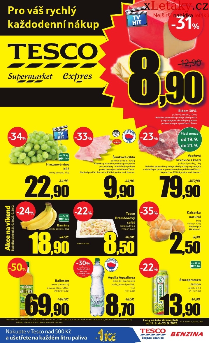 letk Tesco - expres aktuln letk strana 1