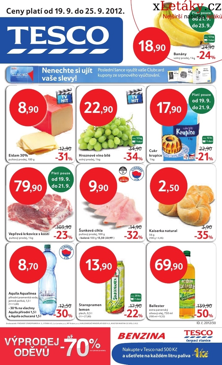 letk Tesco aktuln letk strana 1