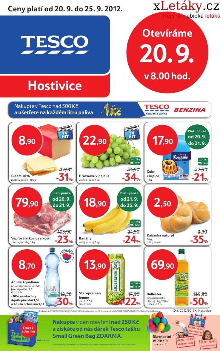 leták Tesco - hypermarket Hostivice leták strana 1 leták Tesco - hypermarket Hostivice leták strana 1
