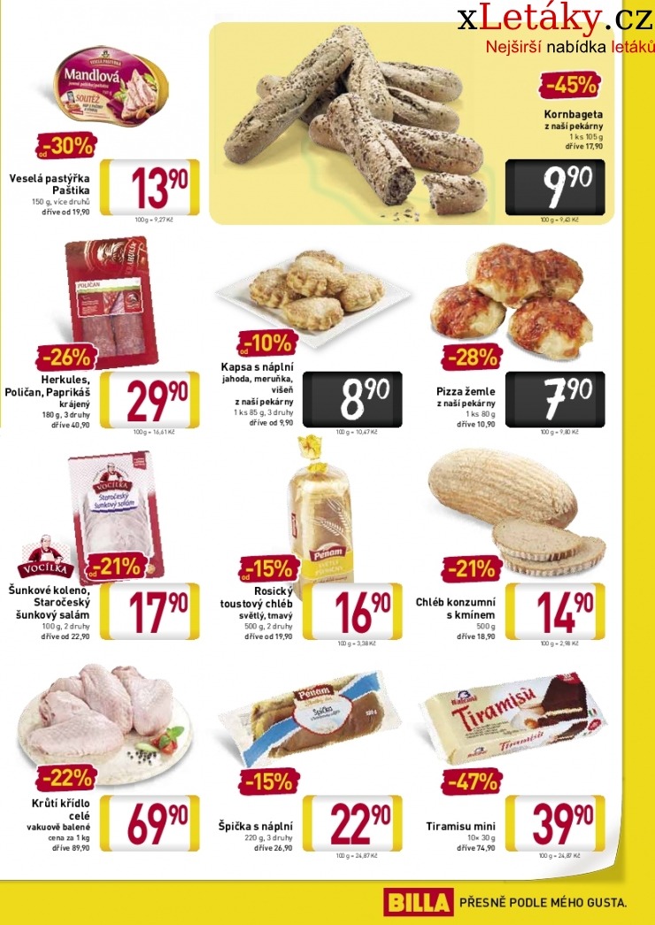 leták Billa akční leták strana 1 leták Billa akční leták strana 1