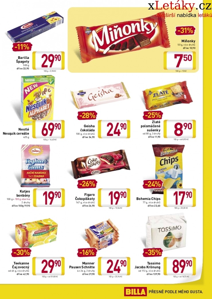 let�k Billa ak�n� let�k strana 1