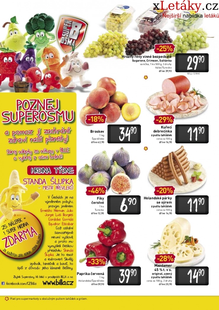 leták Billa - malý supermarket akční leták strana 1 leták Billa - malý supermarket akční leták strana 1