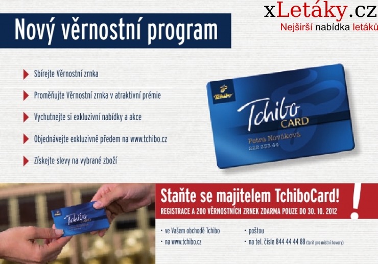 leták Tchibo leták strana 1 leták Tchibo leták strana 1